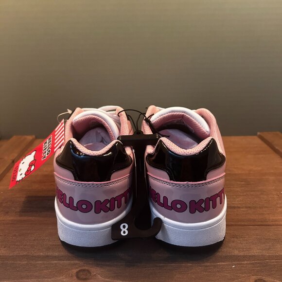 Hello Kitty Sanrio Women's Pink Casual Court Sneakers Size 8 NWT - Picture 5 of 8